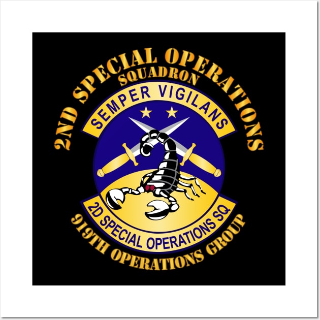 2nd Special Operations Squadron - 919th Operations Group Wall Art by twix123844